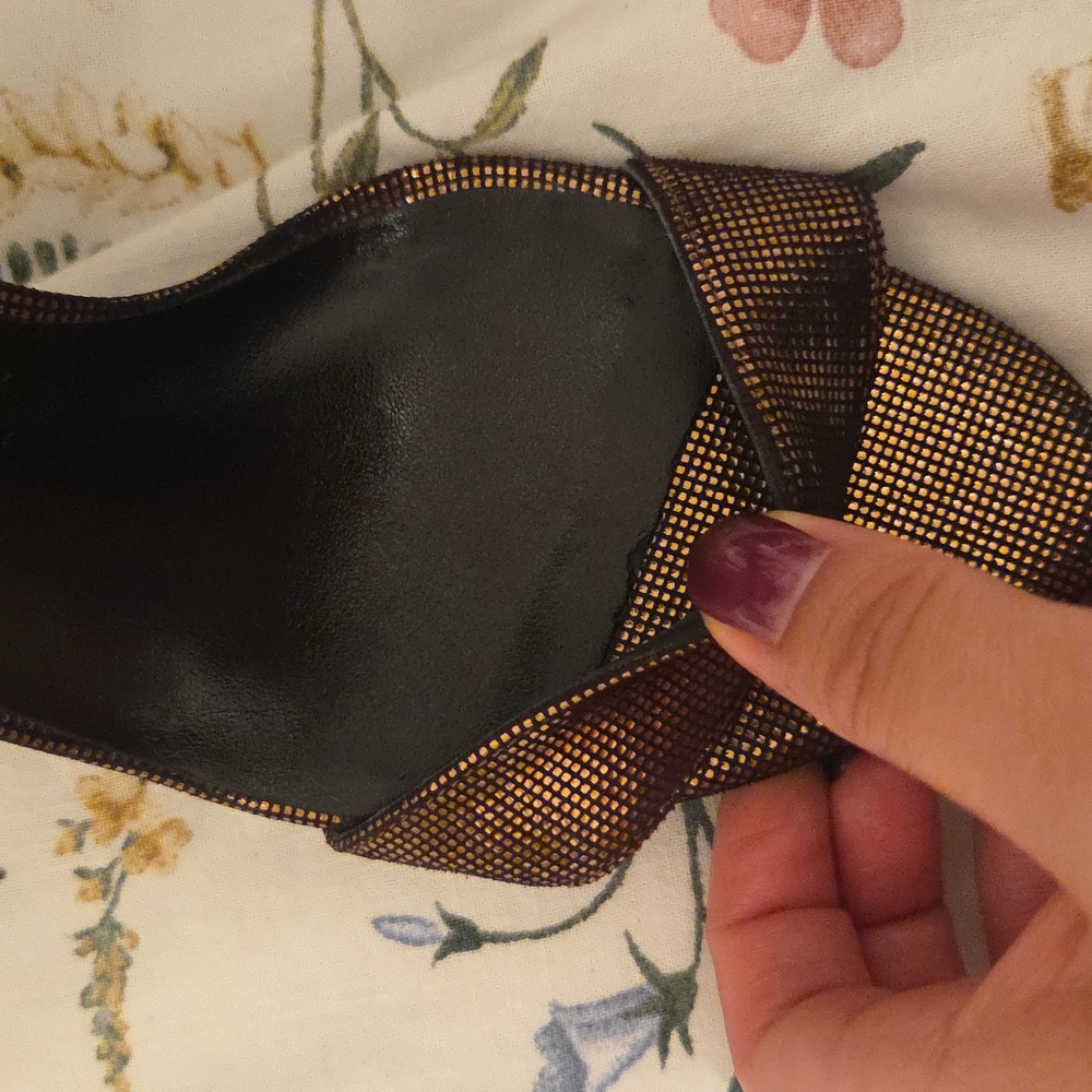 Nine West Women's Bronze Strappy Heels - Picture 5 of 8